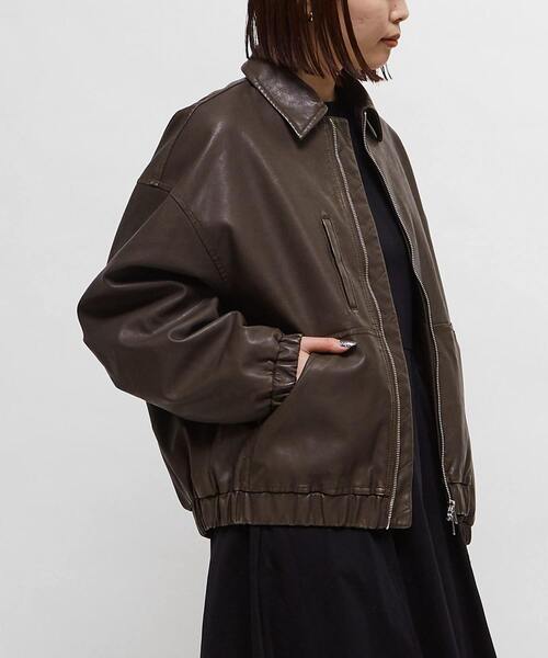 converse tokyo フェイクレザージャケット CONVERSE TOKYO ブルゾン アウター 「HL」VINTAGE SYNTHETIC LEATHER