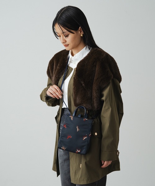【極美品】24SS ラシット ハンドバッグ　ショルダーバッグ　2way 本革 russet（ラシット） ショルダーバッグ バッグ WOODLANDER 2WAYミニ