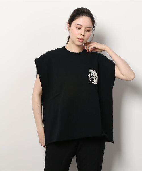 HYSTERIC GLAMOUR ノースリーブ ブラック 新品未使用 HYSTERIC GLAMOUR（ヒステリックグラマー） ノースリーブトップス FREE