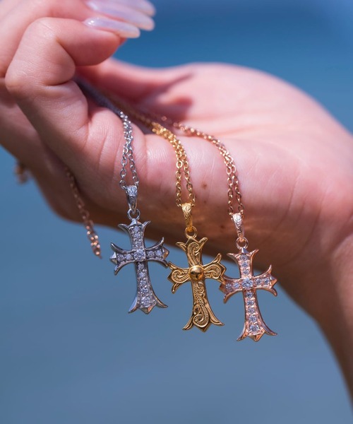 IRIEBEACH（アイリービーチ） ネックレス cross CZ necklace