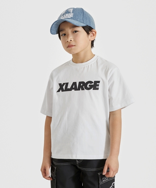 XLARGE KIDS（エクストララージ キッズ） tシャツ スタンダードロゴ 
