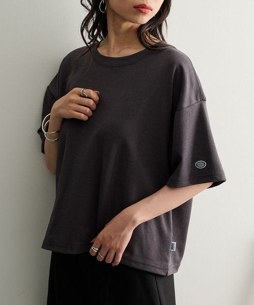 DISCUS tシャツ 半袖 速乾 「DISCUS」吸汗速乾クロップドTシャツ