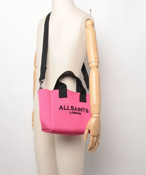 「ALLSAINTS」 2WAYバッグ ONE SIZE ピンク系その他 レディースの画像