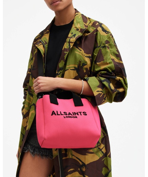 「ALLSAINTS」 2WAYバッグ ONE SIZE ピンク系その他 レディースの画像