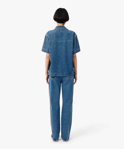 LACOSTE（ラコステ） ジーンズ デニム デニムパンツ ハイウエスト 