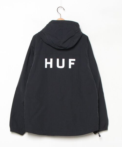 「HUF」 ナイロンブルゾン M ブラック メンズの画像