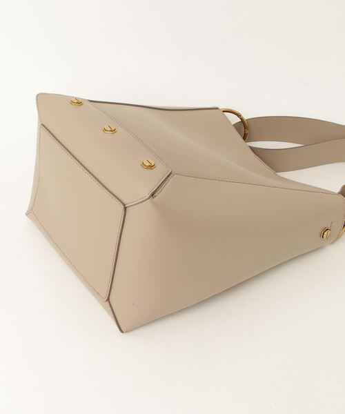 「CHARLES & KEITH」 トートバッグ L ライトベージュ レディース_画像3