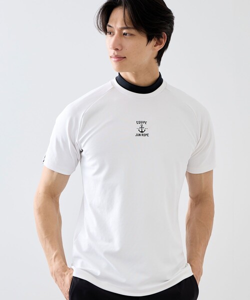 JUN&ROPE'（ジュンアンドロペ） tシャツ ベアスムース 半袖モック