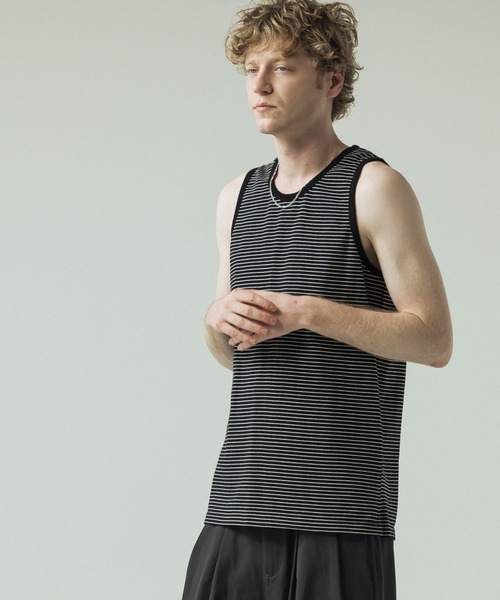 SLICK（スリック） tシャツ 「SLICK/スリック」30/2 Micro Border Tank
