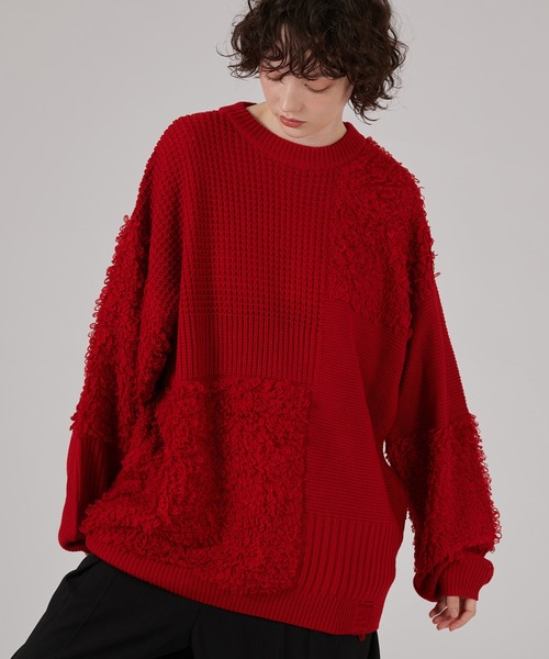「ONCILY」 長袖ニット MEDIUM ブラック メンズ_画像9
