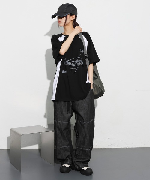 「FOLLOWIN」 ローカットスニーカー 25.0cm ブラック レディース_画像2