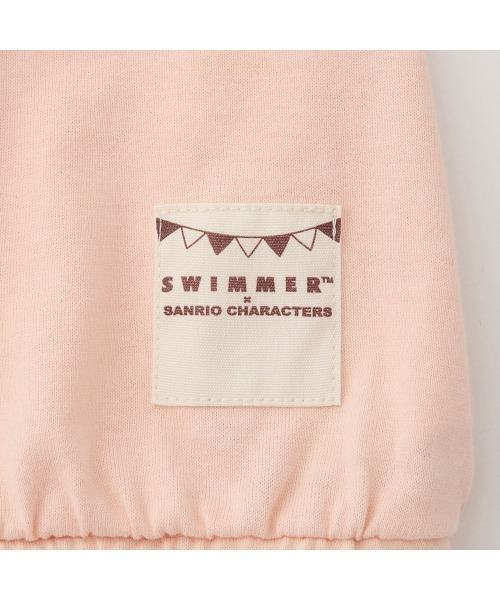 SWIMMER（スイマー） tシャツ SWIMMER×サンリオキャラクターズ 袖口