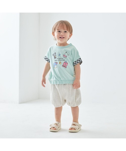 SWIMMER（スイマー） tシャツ SWIMMER×サンリオキャラクターズ 袖口