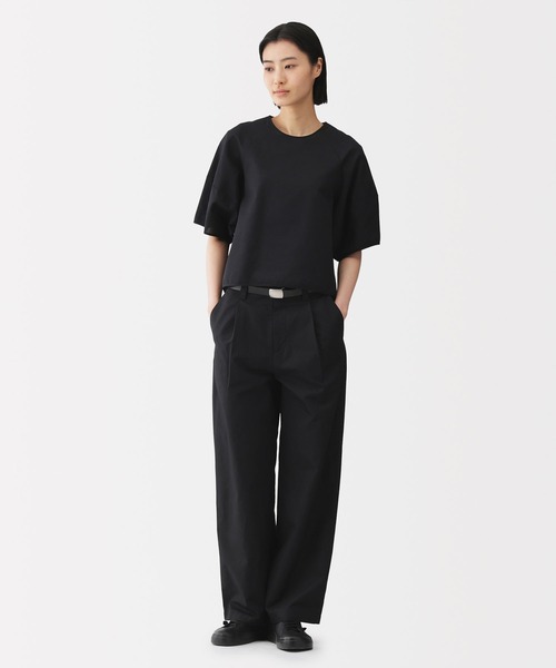 MUJI Labo ワイドパンツ パンツ 「MUJI Labo」婦人 綿混タックワイド
