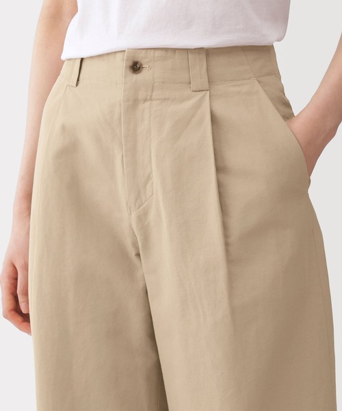 MUJI Labo ワイドパンツ パンツ 「MUJI Labo」婦人 綿混タックワイド