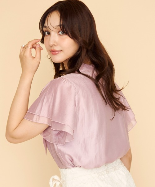 MISCH MASCH（ミッシュマッシュ） ブラウス シャツ 半袖 2026春夏新作