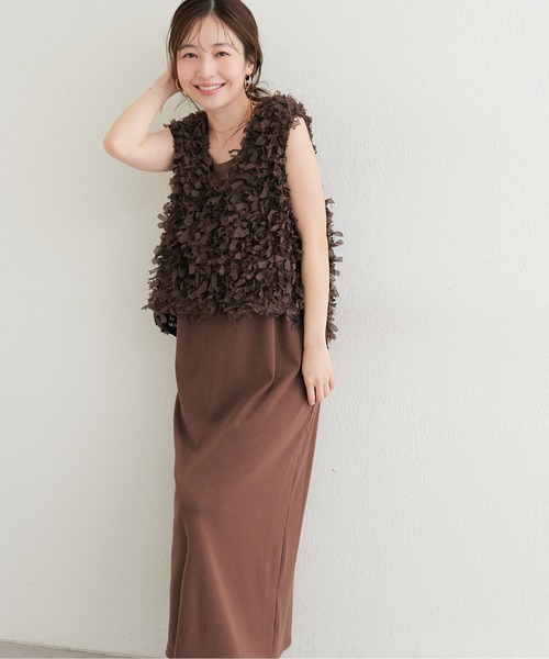 natural couture ワンピース ラメテレコワンピース : ZOZOTOWN Yahoo 