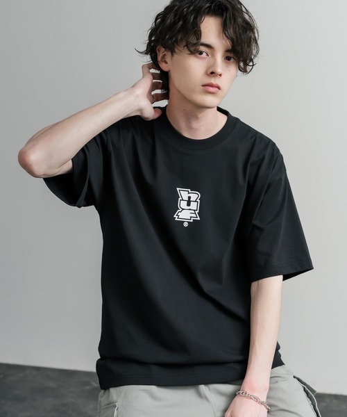 ハフ アメコミ Tシャツ クルーネック 半袖 ビッグサイズ 黒 綿 ストリート HUF（ハフ） tシャツ オーバーサイズ ポケット プリント アソート半袖
