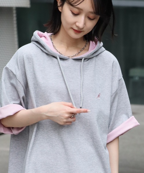 KANGOL（カンゴール） パーカー 冷感 「KANGOL/カンゴール」別注 ワン