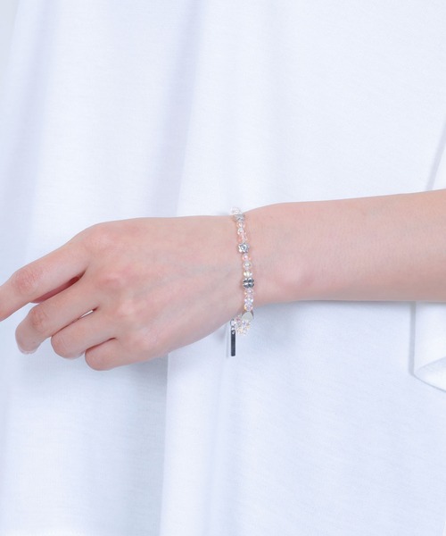 MARY QUANTブレスレットsilver925 MARY QUANT（マリークヮント） ブレスレット マリークワント ガラス