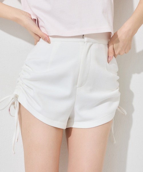 one after another NICE CLAUP パンツ サイドドロストショートパンツ