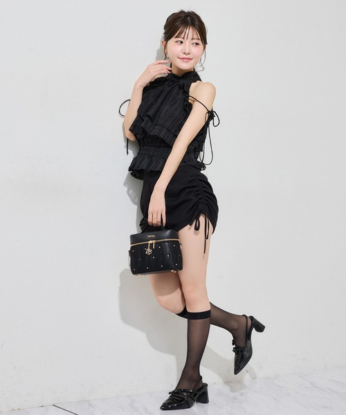 one after another NICE CLAUP パンツ サイドドロストショートパンツ