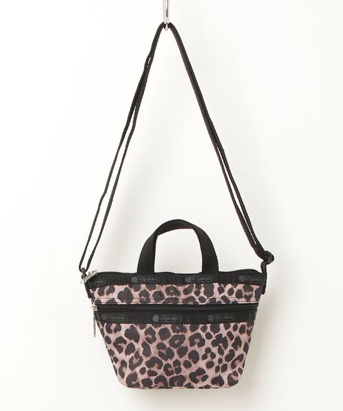 LeSportsac（レスポートサック） レオパード2WAYバッグ - ブラウン