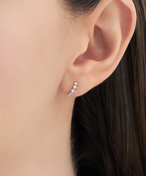 4℃（ヨンドシー） ピアス K10ピンクゴールド ピアス レディース