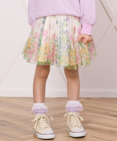 「KP」 「KIDS」フレアスカート 140cm 杢グレー キッズ_画像7