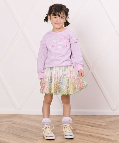 「KP」 「KIDS」フレアスカート 140cm 杢グレー キッズ_画像8