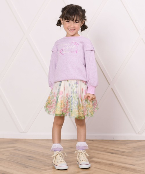 「KP」 「KIDS」フレアスカート 140cm 杢グレー キッズ_画像9