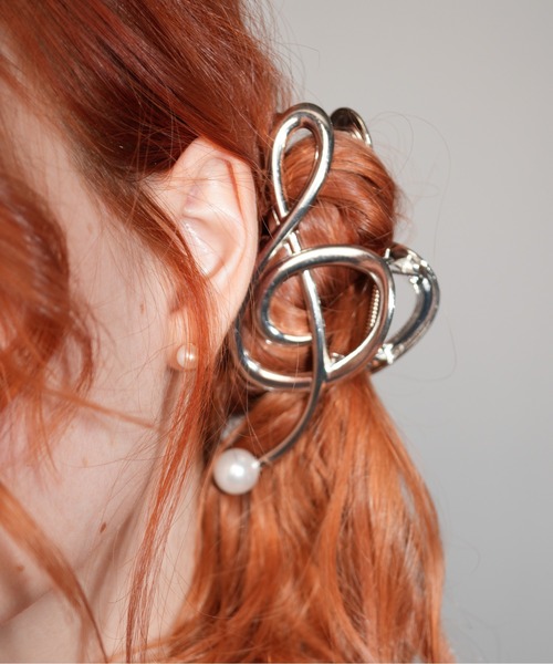 HM　イヤリング　アンティークブロンズ　音符モチーフ IMARI ヘアクリップ 「 IMARI / イマリ 」クラシカル メタル 音符