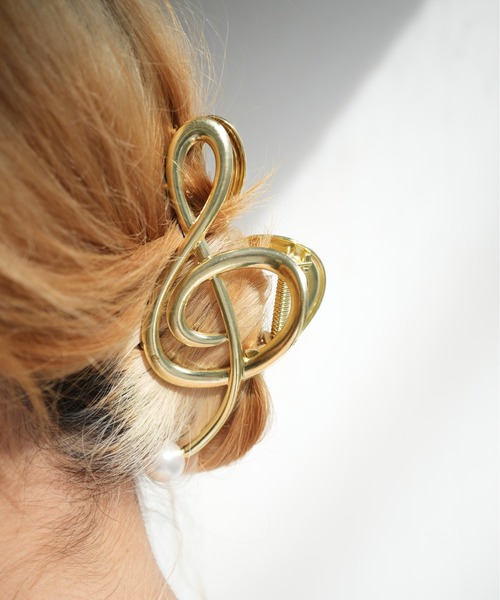 IMARI ヘアクリップ 「 IMARI / イマリ 」クラシカル メタル 音符 IMARI ヘアクリップ 「 IMARI / イマリ 」クラシカル メタル 音符
