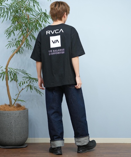 「RVCA」 半袖Tシャツ M ホワイト メンズ_画像3