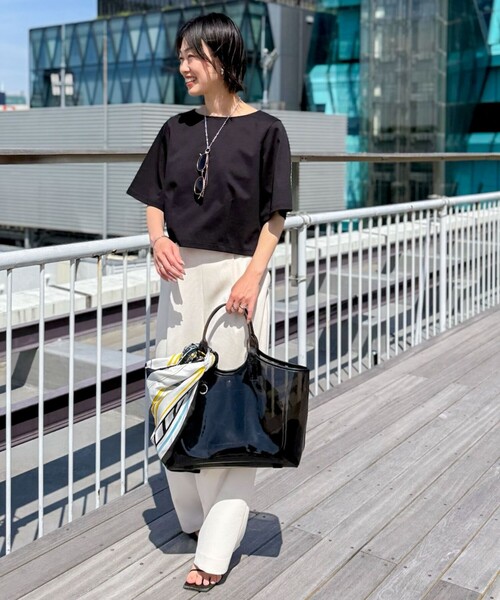 「NOLLEY'S」 半袖Tシャツ 38 ブラック レディース_画像2
