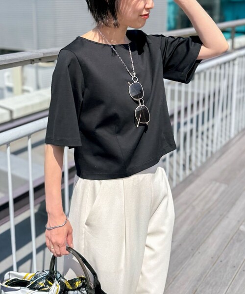 「NOLLEY'S」 半袖Tシャツ 38 ブラック レディース_画像6