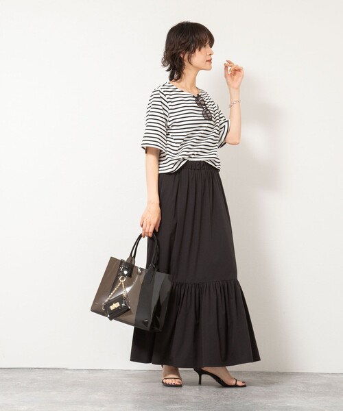 「NOLLEY'S」 半袖Tシャツ 38 ブラック レディース_画像8