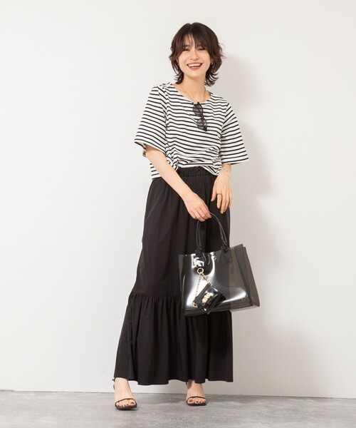 「NOLLEY'S」 半袖Tシャツ 38 ブラック レディース_画像9