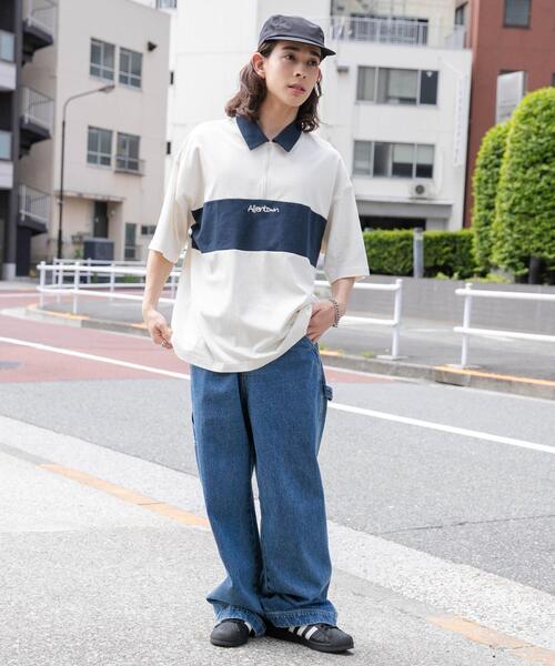 「WEGO」 半袖Tシャツ LARGE ライトグレー メンズ_画像2