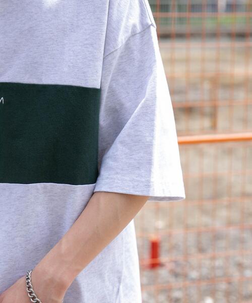 「WEGO」 半袖Tシャツ LARGE ライトグレー メンズ_画像4
