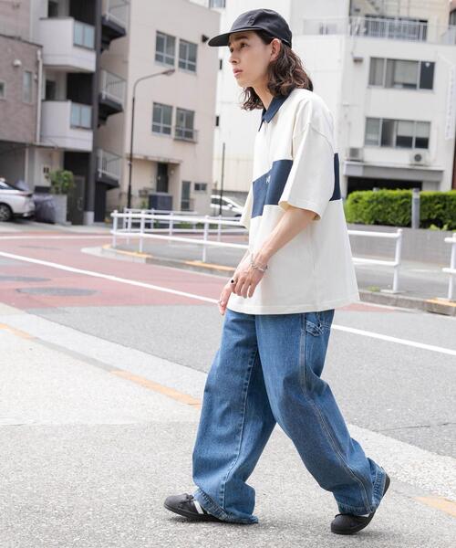 「WEGO」 半袖Tシャツ LARGE ライトグレー メンズ_画像9