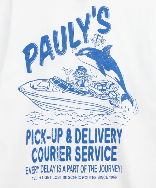 VANS（ヴァンズ） vans tシャツ PAULY'S DELIVERY Tシャツ / Pauly's