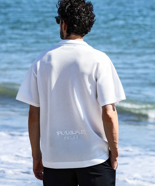 「1piu1uguale3 RELAX」 ニットカーディガン M ホワイト メンズ_画像10