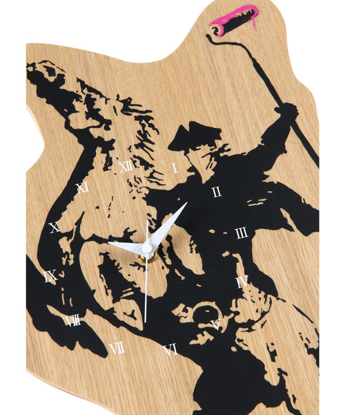 Sync. Highway Man バンクシー　カリモク　WALL CLOCK Sync. 時計 Sync.「BRANDALISM」WALL CLOCK ”Highway Man” made by