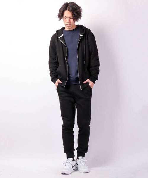 FUNALIVE パーカー セットアップ ワッフル生地zipパーカー