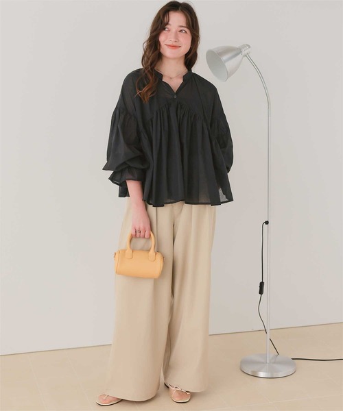 titivate（ティティベイト） ブラウス シャツ キャンディースリーブ