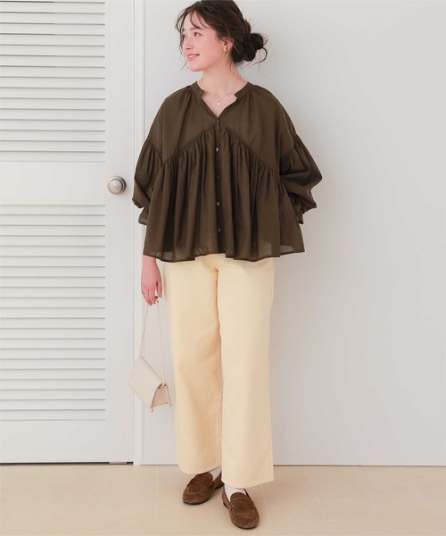 titivate（ティティベイト） ブラウス シャツ キャンディースリーブ