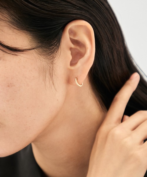 jouete ジルコニアフープピアス Jouete（ジュエッテ） ピアス ジルコニア フープピアス レディース