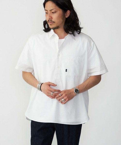 SHIPS.me シャツ 半袖 「ZOZO限定」SHIPS.me: シャンブレープル