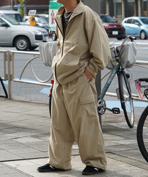 カーゴパンツ ZOZO限定展開「セットアップ対応」ナイロンワイドカーゴ